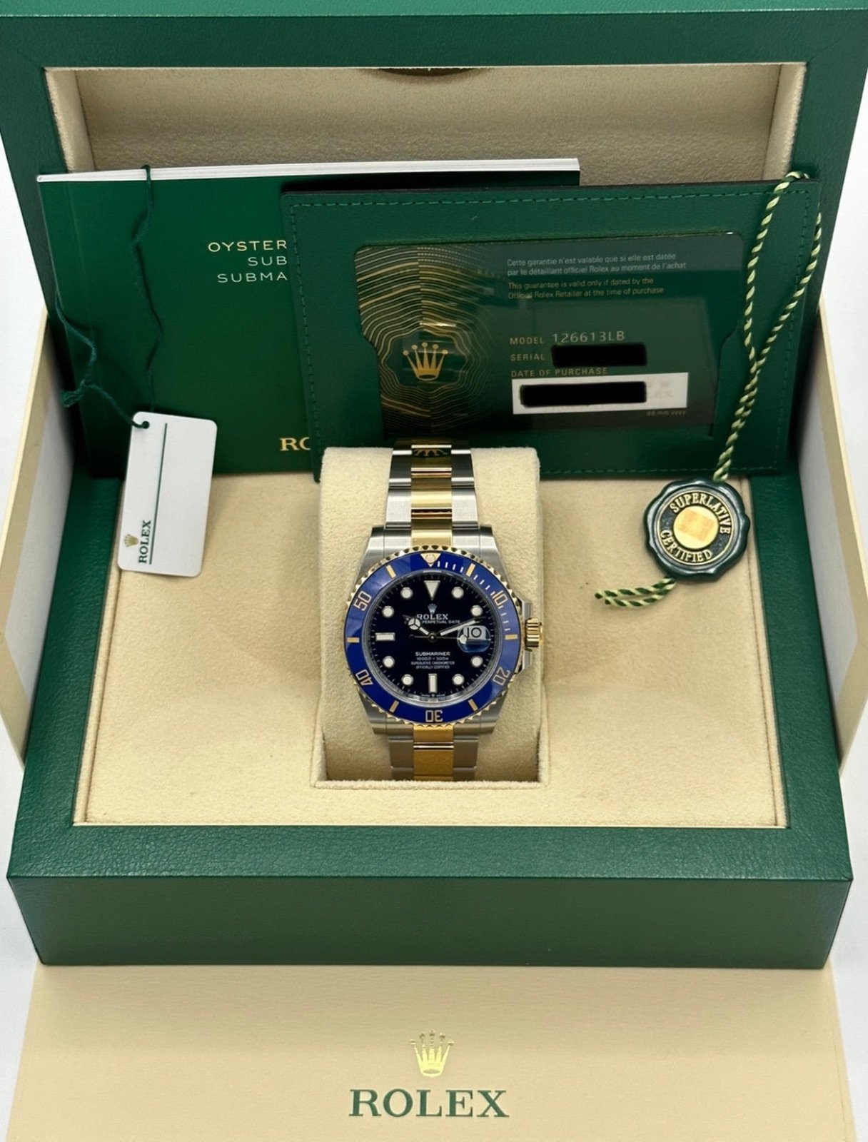 2023 Rolex Submariner “Bluesy” 41mm 126613LB Blue Dial (Unworn) - Image 10