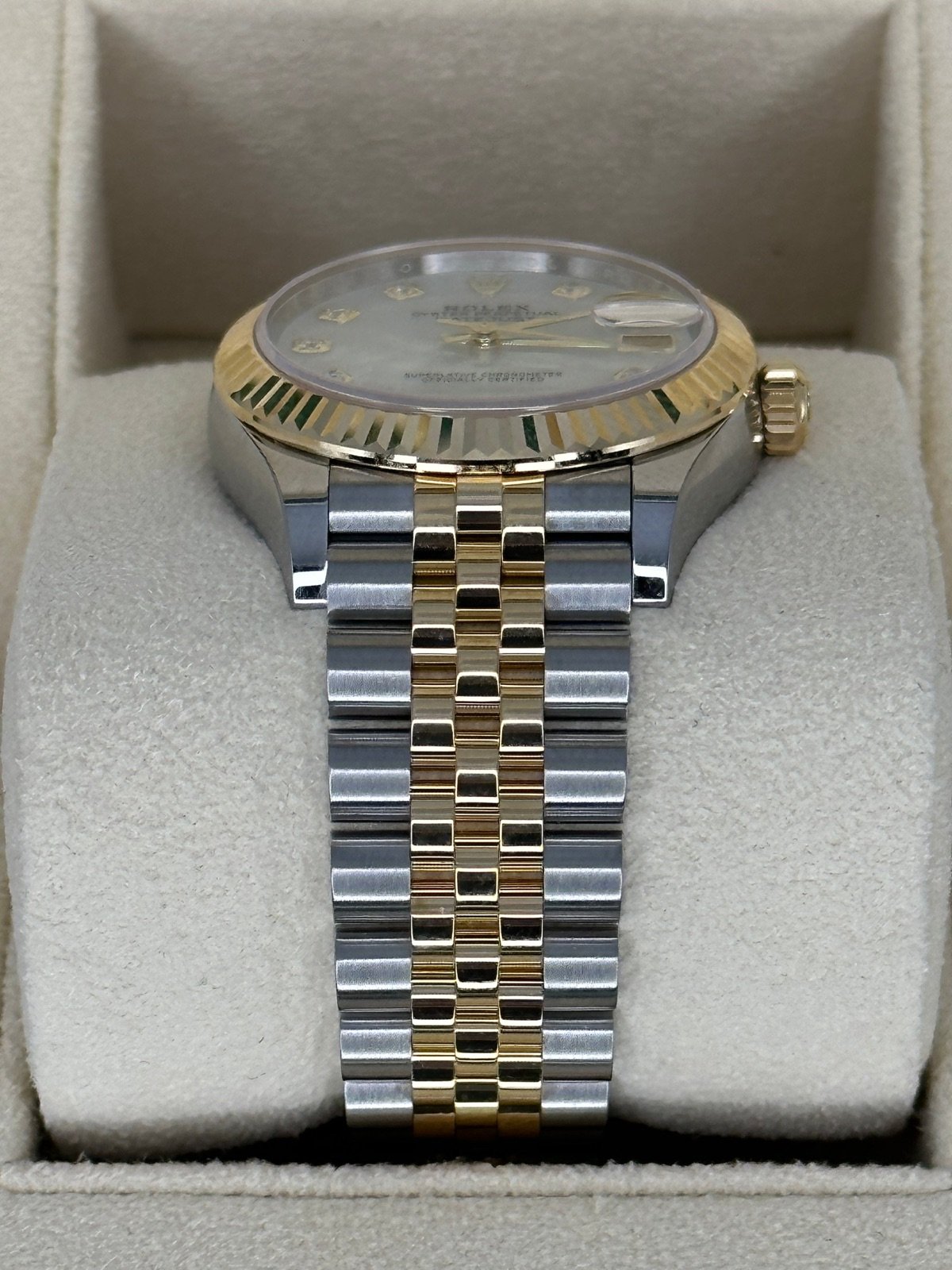 2023 Rolex Datejust 31mm 278273 Two-Tone Jubilee MOP Diamond Dial (Unworn) - Image 3