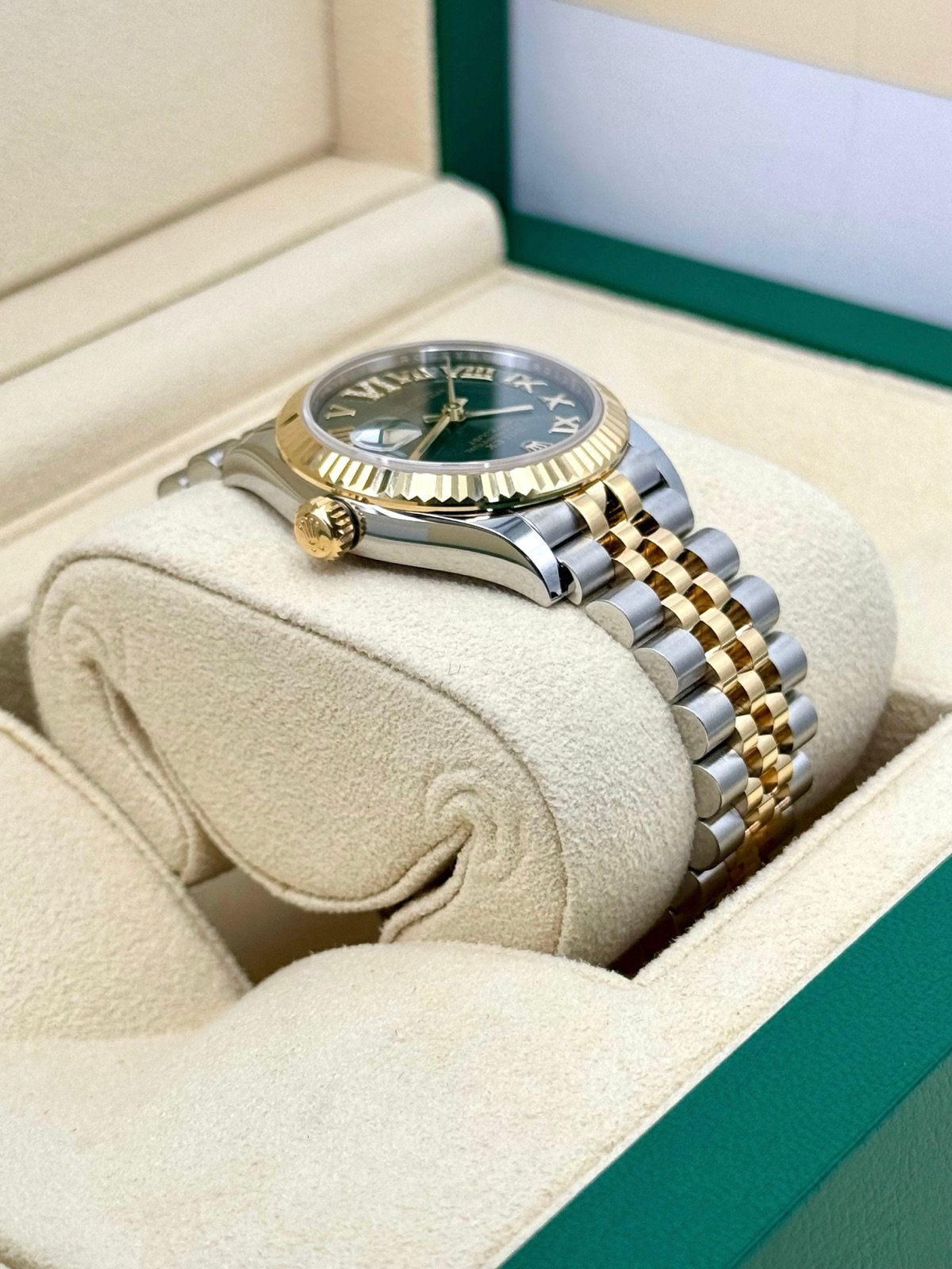 2023 Rolex Ladies Datejust 31mm 278273 Jubilee Green Dial (Unworn) - Image 8