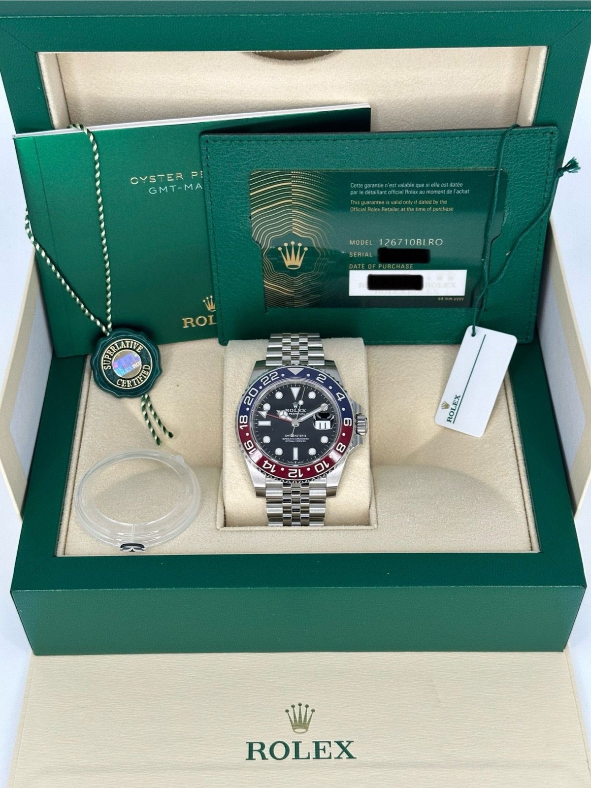 2023 Rolex GMT-Master II “Pepsi” 40mm 126710BLRO Jubilee (Unworn) - Image 11