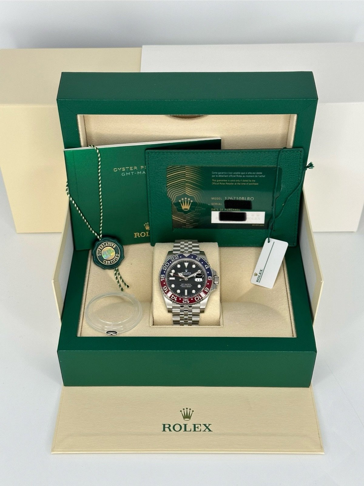 2023 Rolex GMT-Master II “Pepsi” 40mm 126710BLRO Jubilee (Unworn) - Image 12