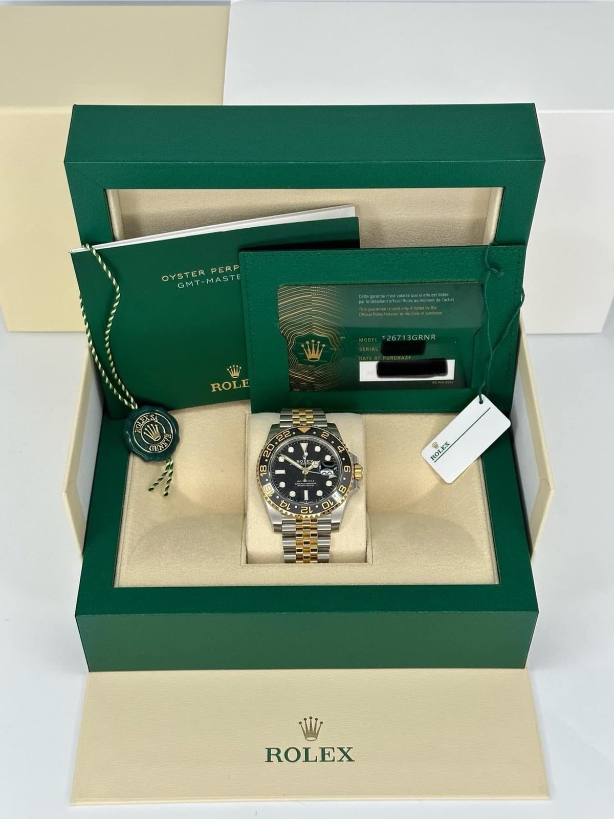 2024 Rolex GMT-Master II 40mm 126713GRNR Two-Tone Jubilee (Unworn) - Image 12
