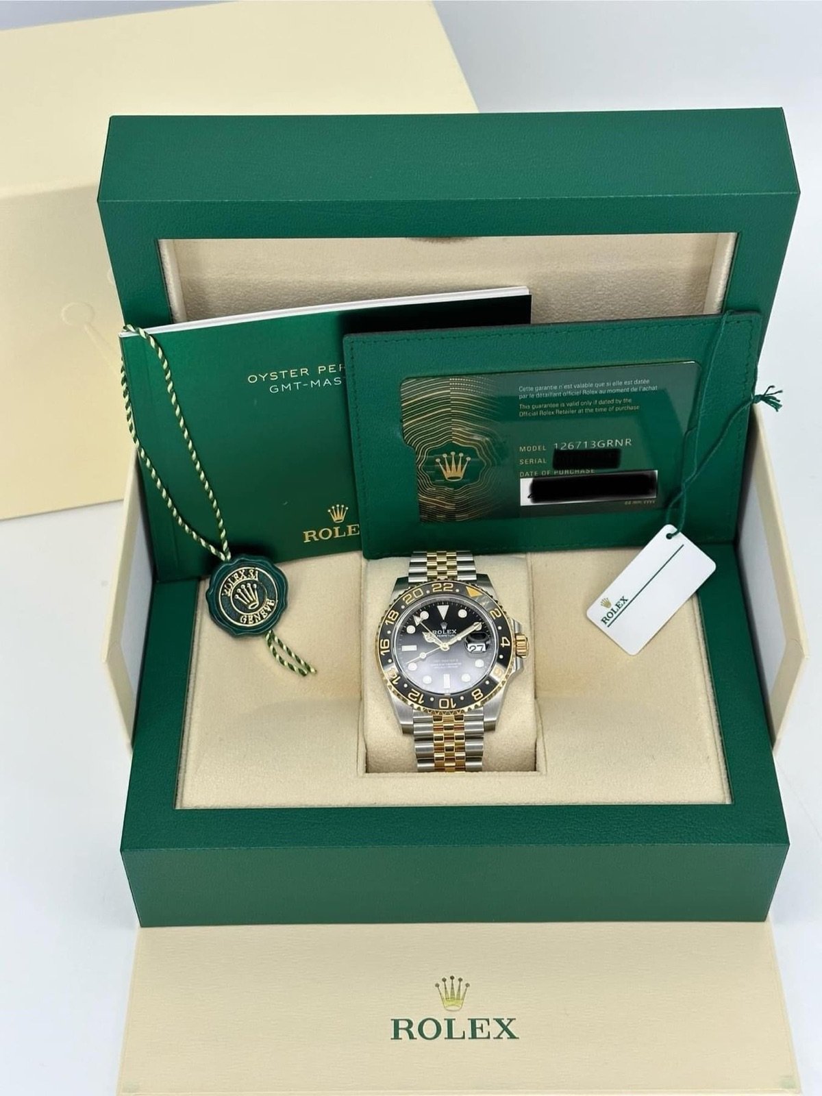 2023 Rolex GMT-Master II 40mm 126713GRNR Two-Tone Jubilee (Unworn) - Image 12