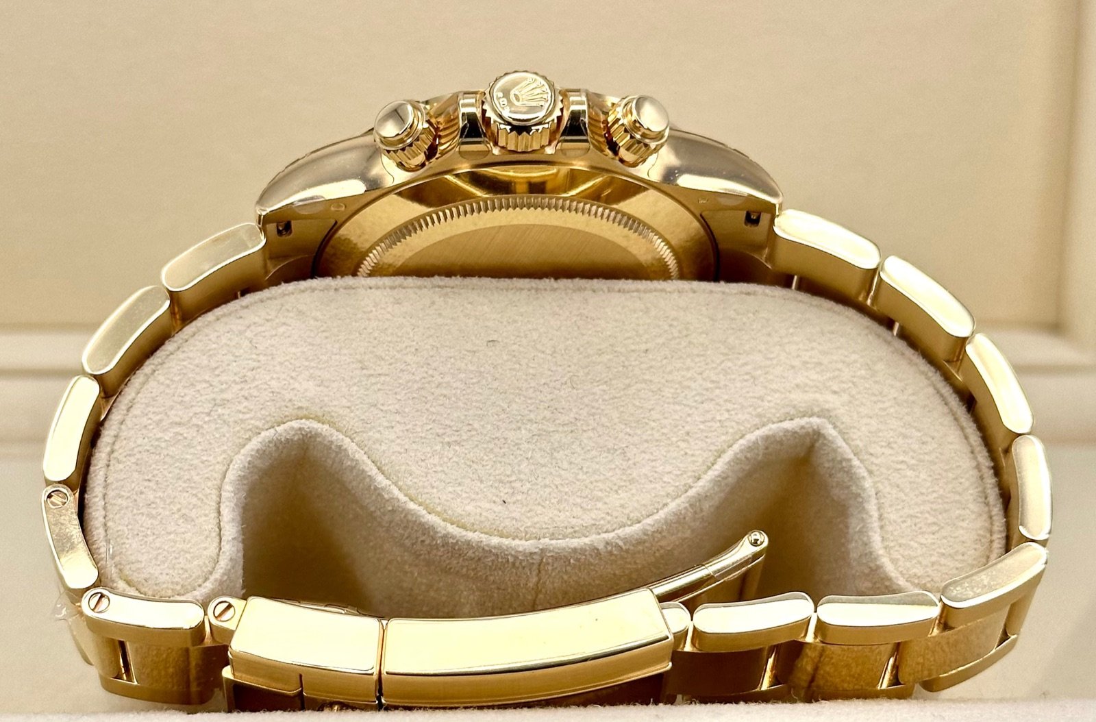 2021 Rolex Daytona “John Mayer” 40mm 116508 Yellow Gold Green Dial (Unworn) - Image 9