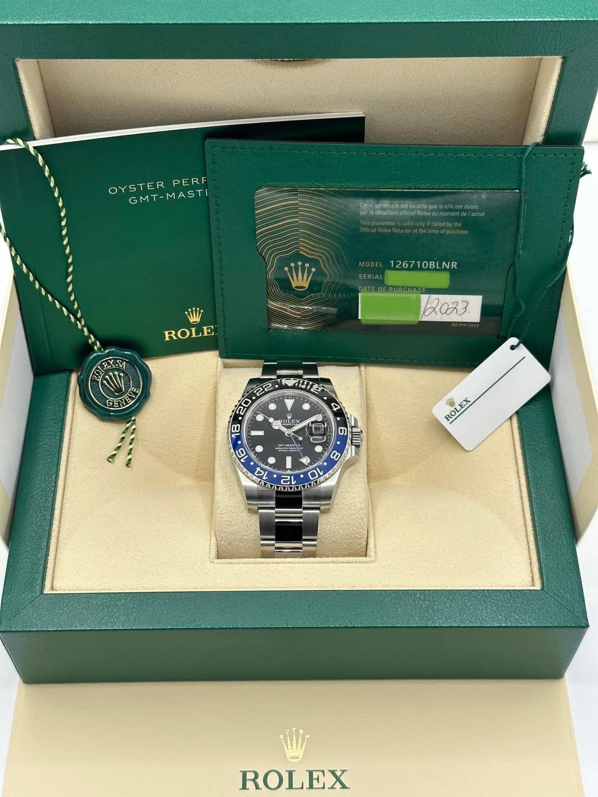 2023 Rolex GMT-Master II “Batman” 40mm 126710BLNR Oyster (Unworn) - Image 11