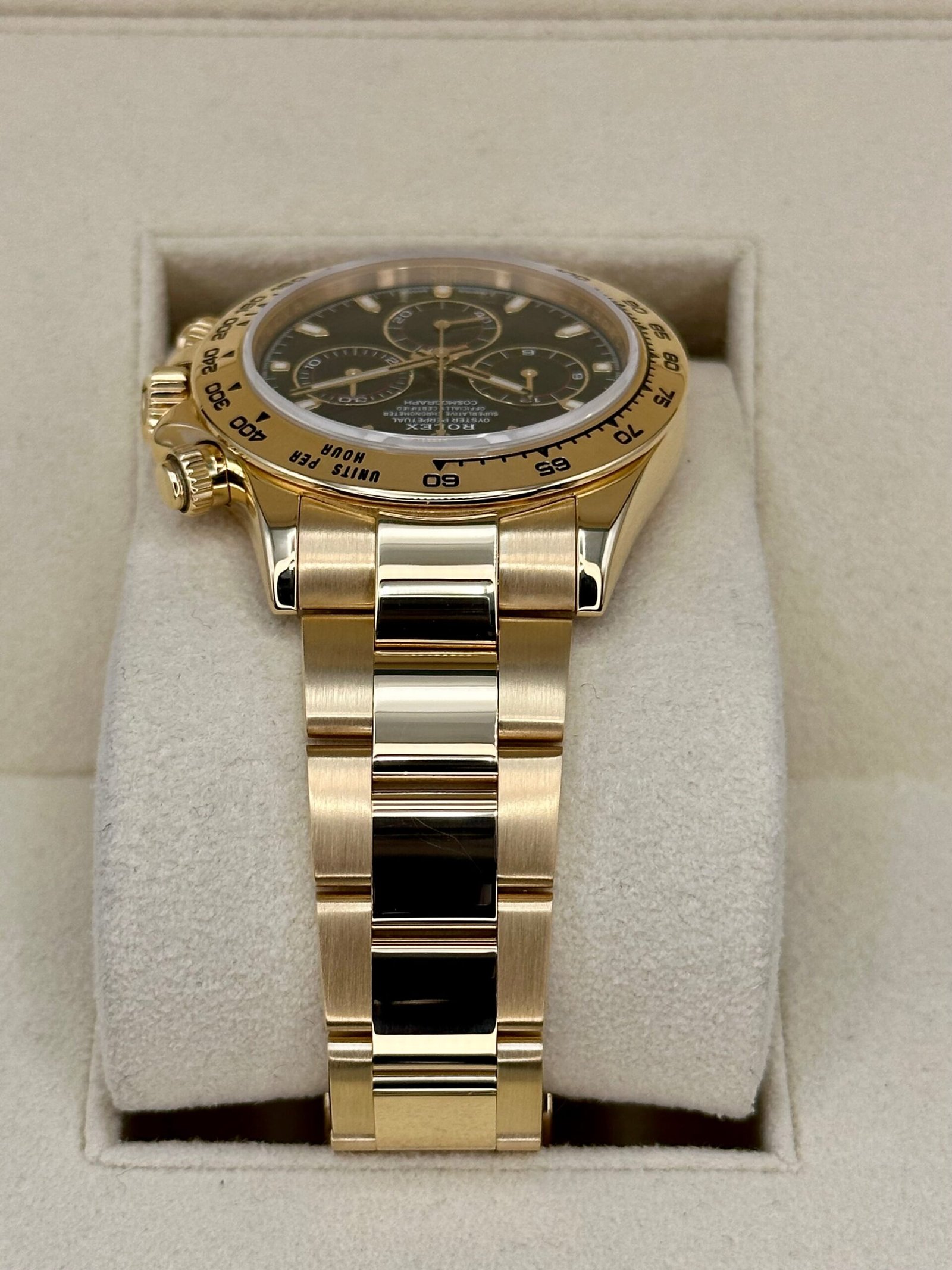 Rolex Daytona “John Mayer” 40mm 116508 Yellow Gold Green Dial - Image 4