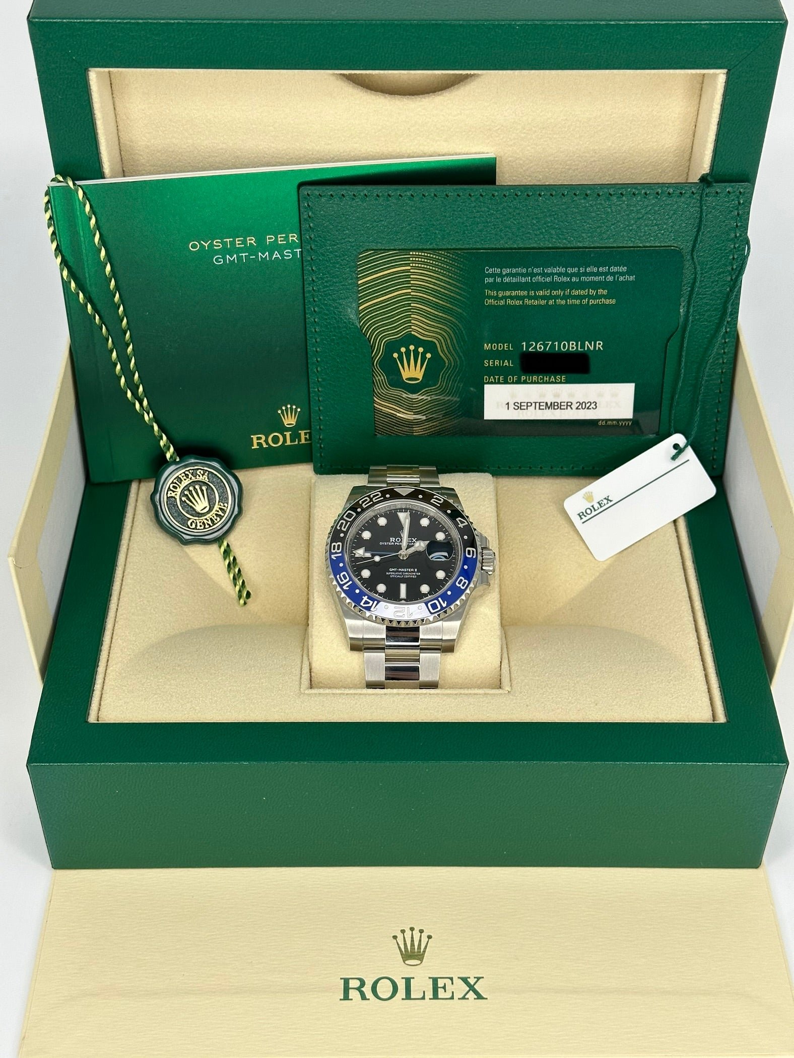 2023 Rolex GMT-Master II “Batman” 40mm 126710BLNR Oyster (Unworn) - Image 11