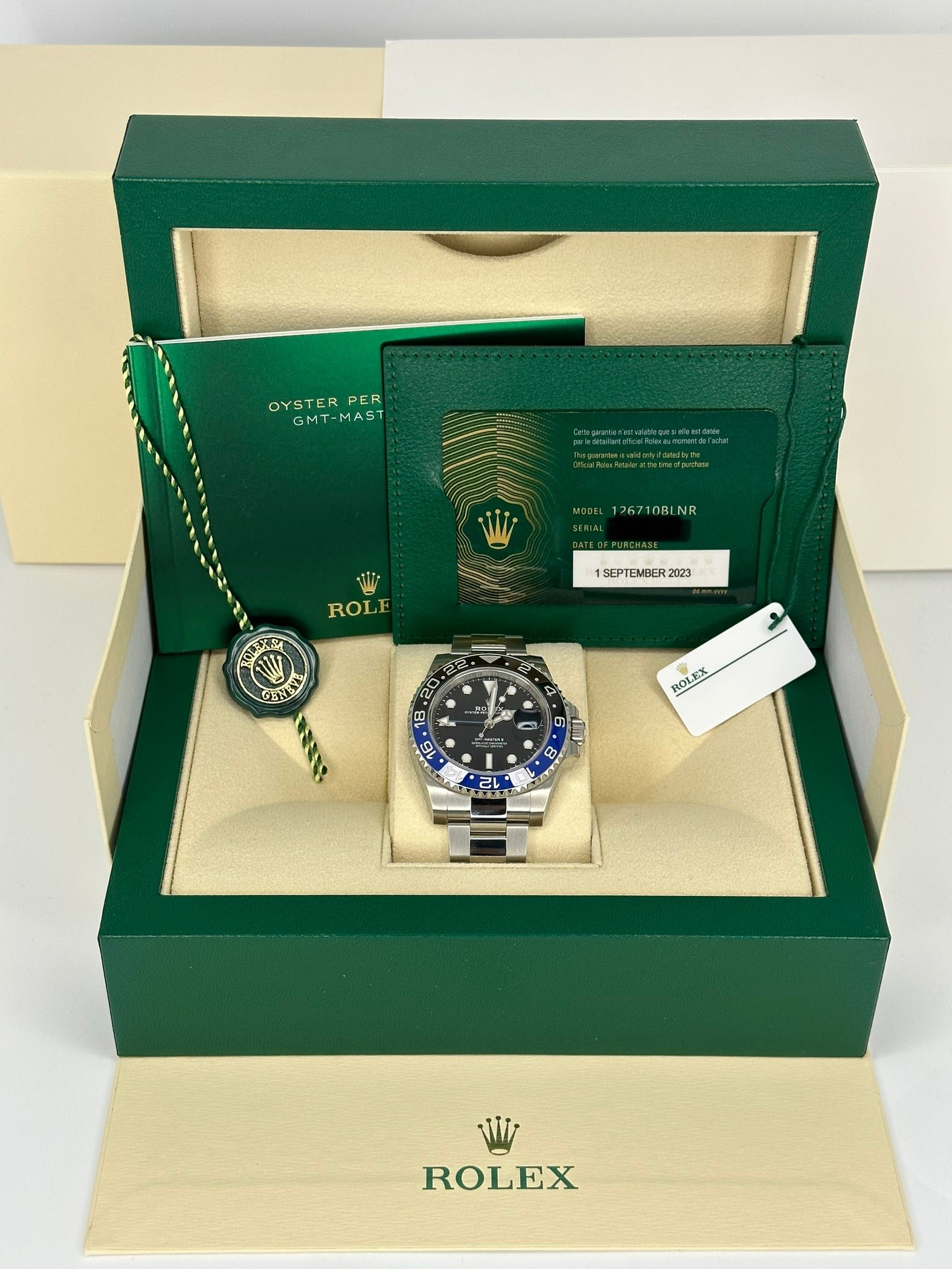 2023 Rolex GMT-Master II “Batman” 40mm 126710BLNR Oyster (Unworn) - Image 12