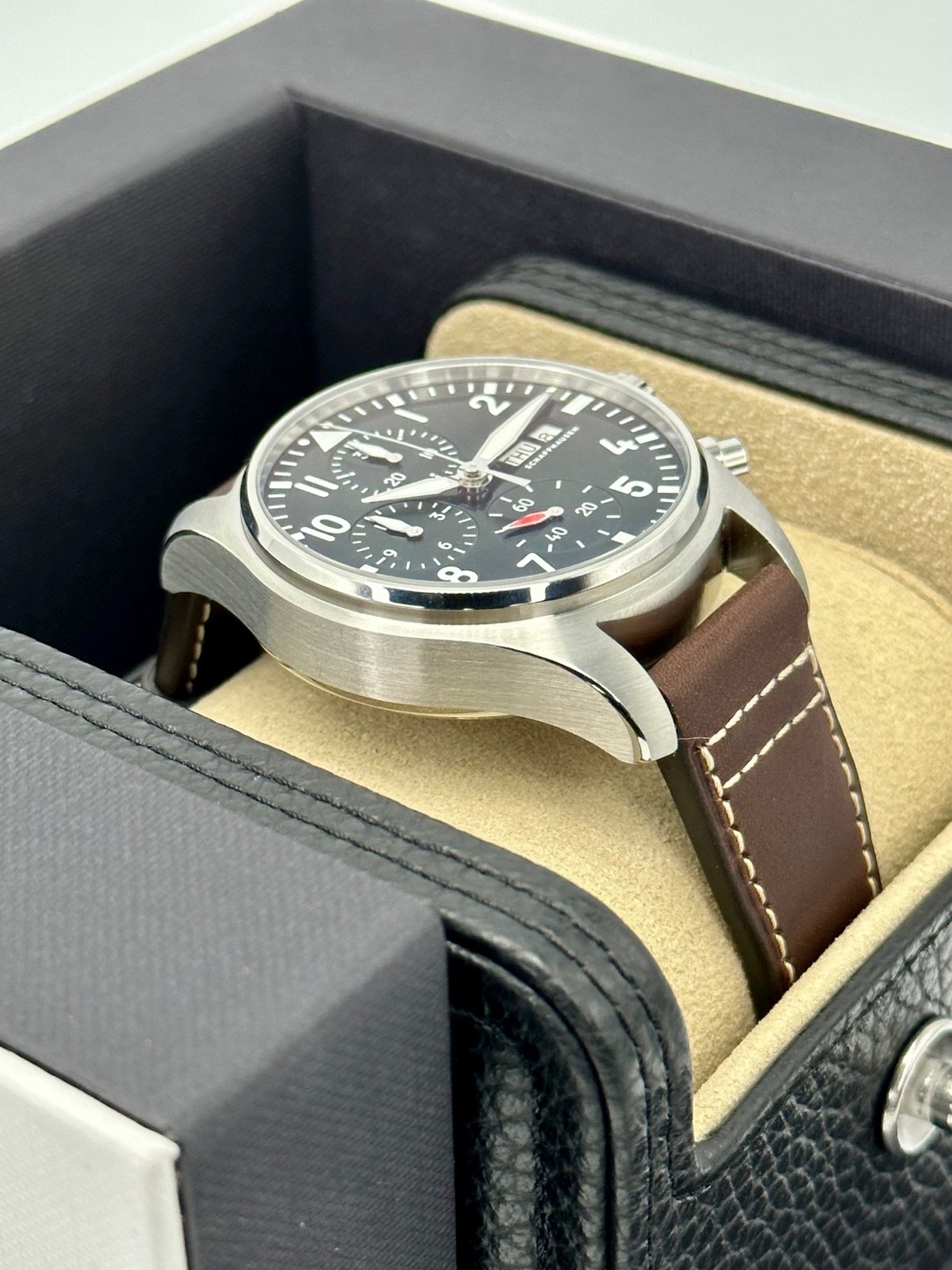 2023 IWC Pilot’s Chronograph 41mm IW388103 Stainless Steel Green Dial (Unworn) - Image 6