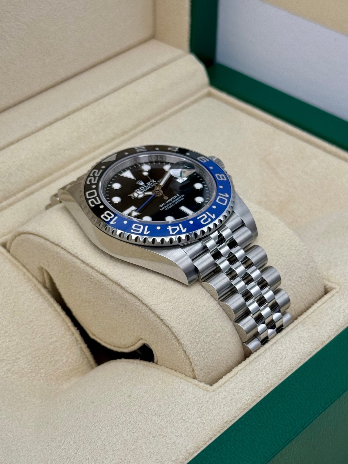 2024 Rolex GMT-Master II “Batgirl” 40mm 126710BLNR Jubilee Black Dial (Unworn) - Image 6