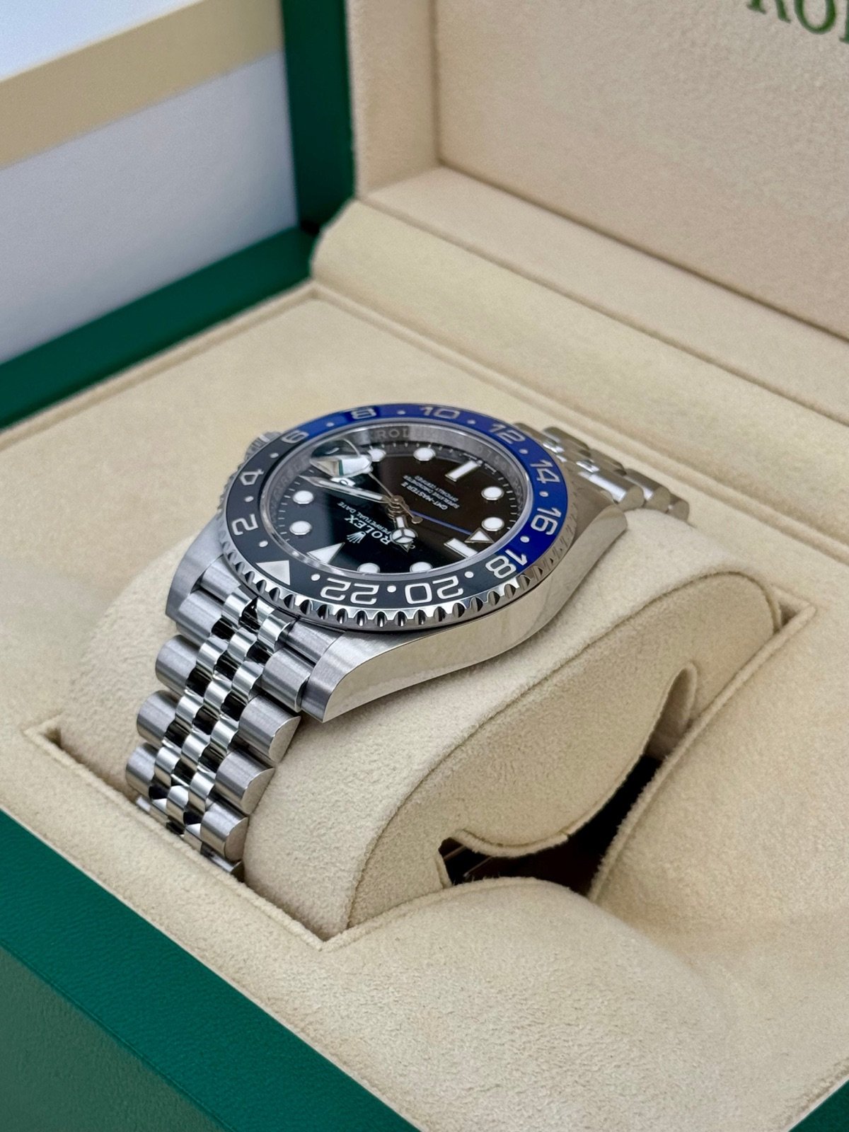 2024 Rolex GMT-Master II “Batgirl” 40mm 126710BLNR Jubilee Black Dial (Unworn) - Image 7