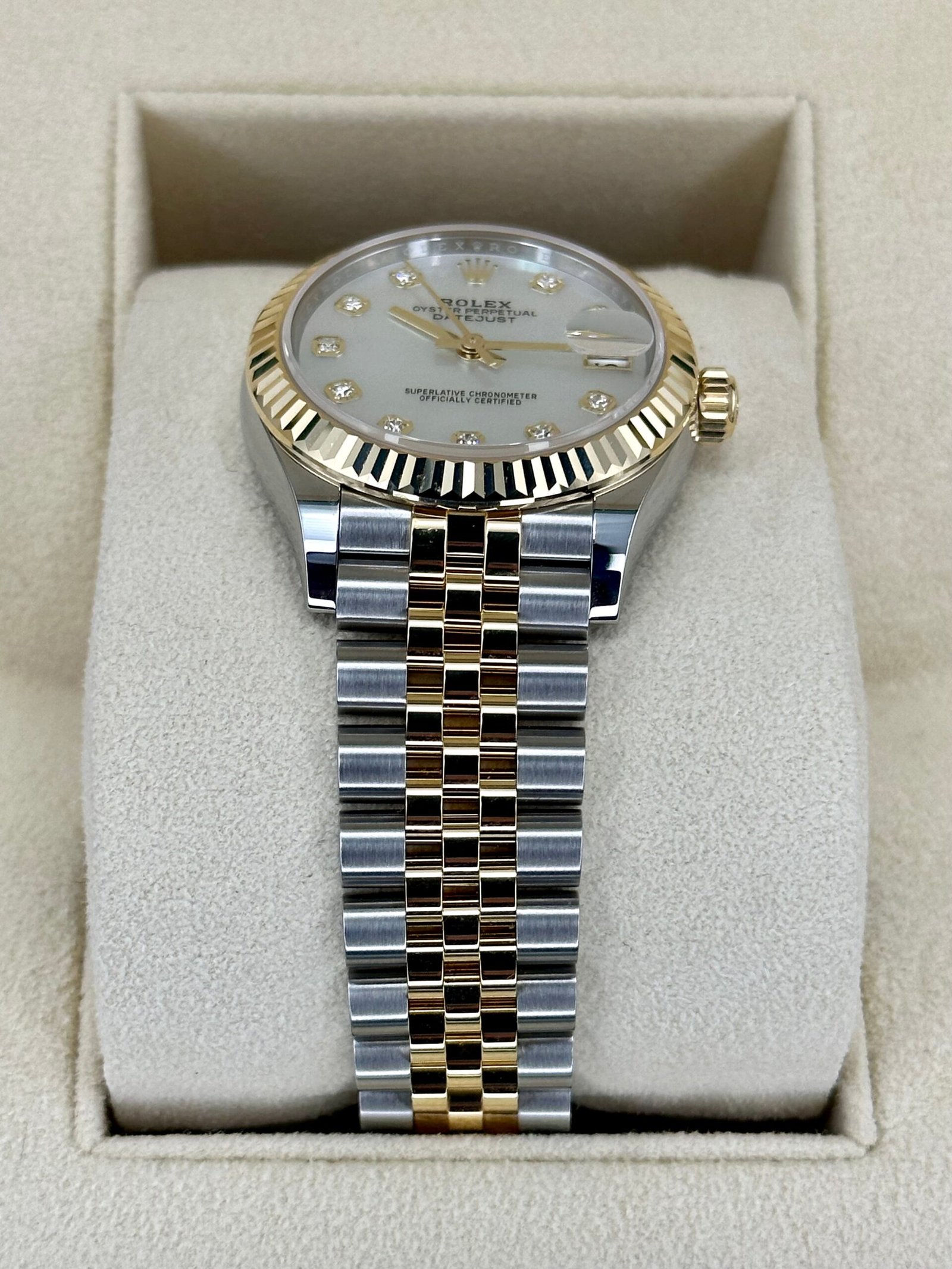 2023 Rolex Datejust 31mm 278273 Two-Tone Jubilee MOP Diamond Dial (Unworn) - Image 3