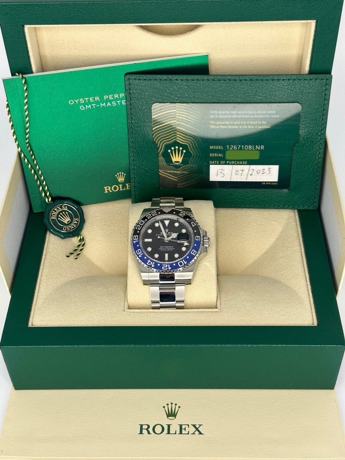 2023 Rolex GMT-Master II “Batman” 40mm 126710BLNR Oyster (Unworn) - Image 11