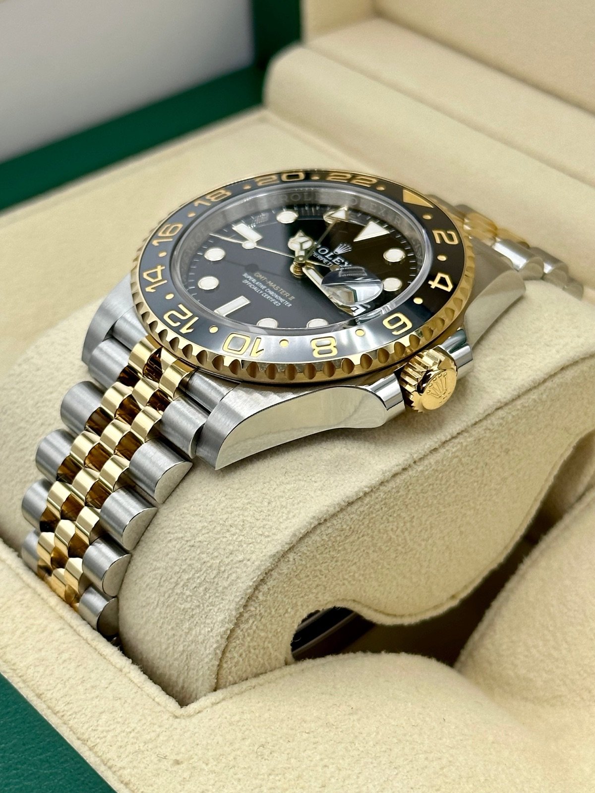 2023 Rolex GMT-Master II 40mm 126713GRNR Two-Tone Jubilee Black Dial (Unworn) - Image 5