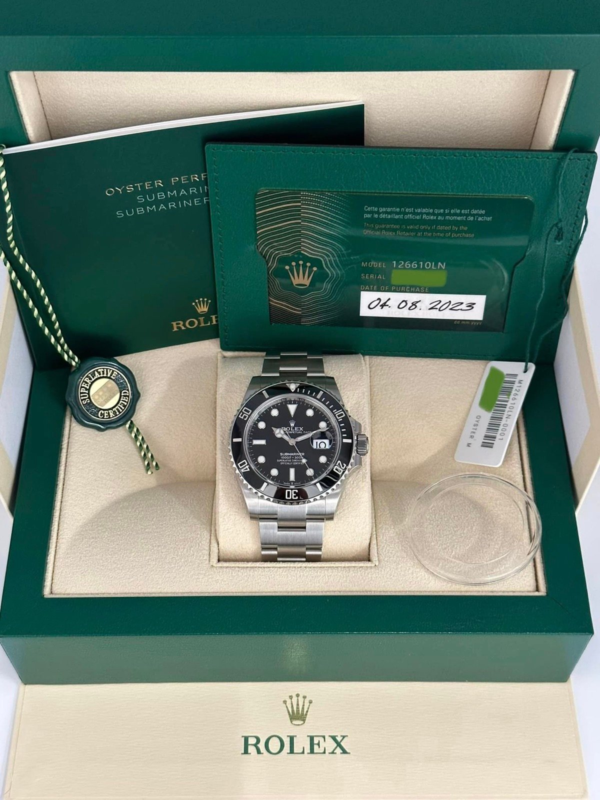 2023 Rolex Submariner 40mm 126610LN Stainless Steel Black Dial (Unworn) - Image 11