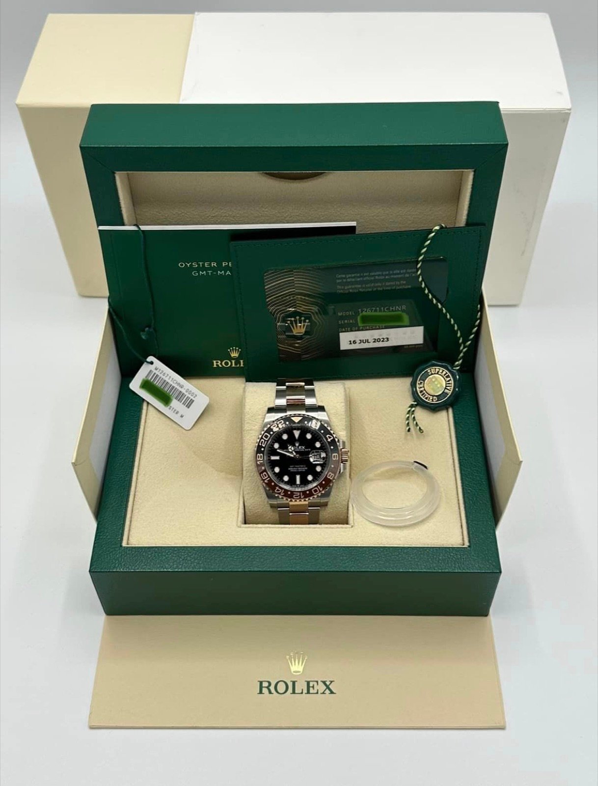 2023 Rolex GMT-Master II “Rootbeer” 40mm 126711CHNR Two-Tone (Unworn) - Image 11