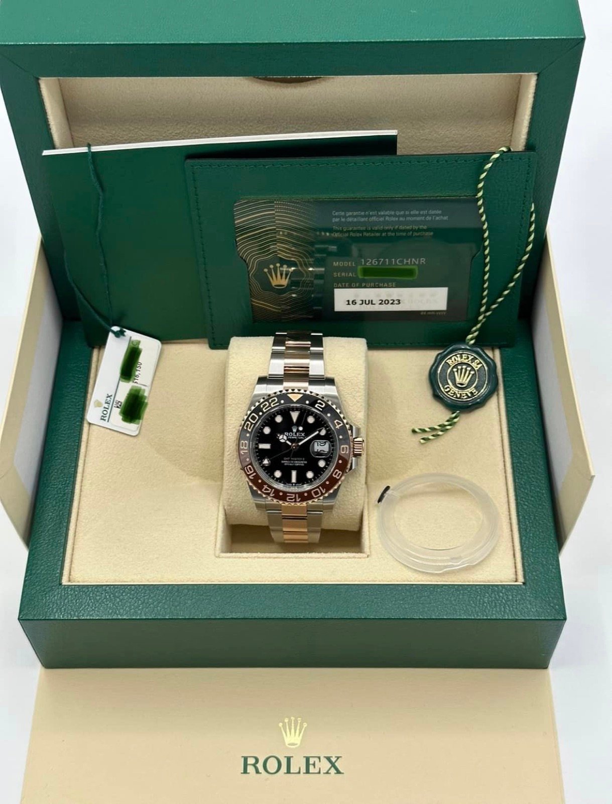 2023 Rolex GMT-Master II “Rootbeer” 40mm 126711CHNR Two-Tone (Unworn) - Image 12