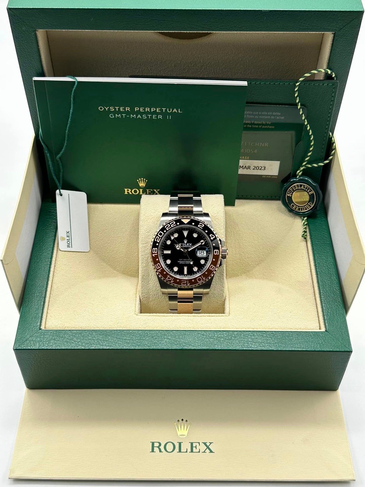 2023 Rolex GMT-Master II “Rootbeer” 40mm 126711CHNR Two-Tone (Unworn) - Image 11