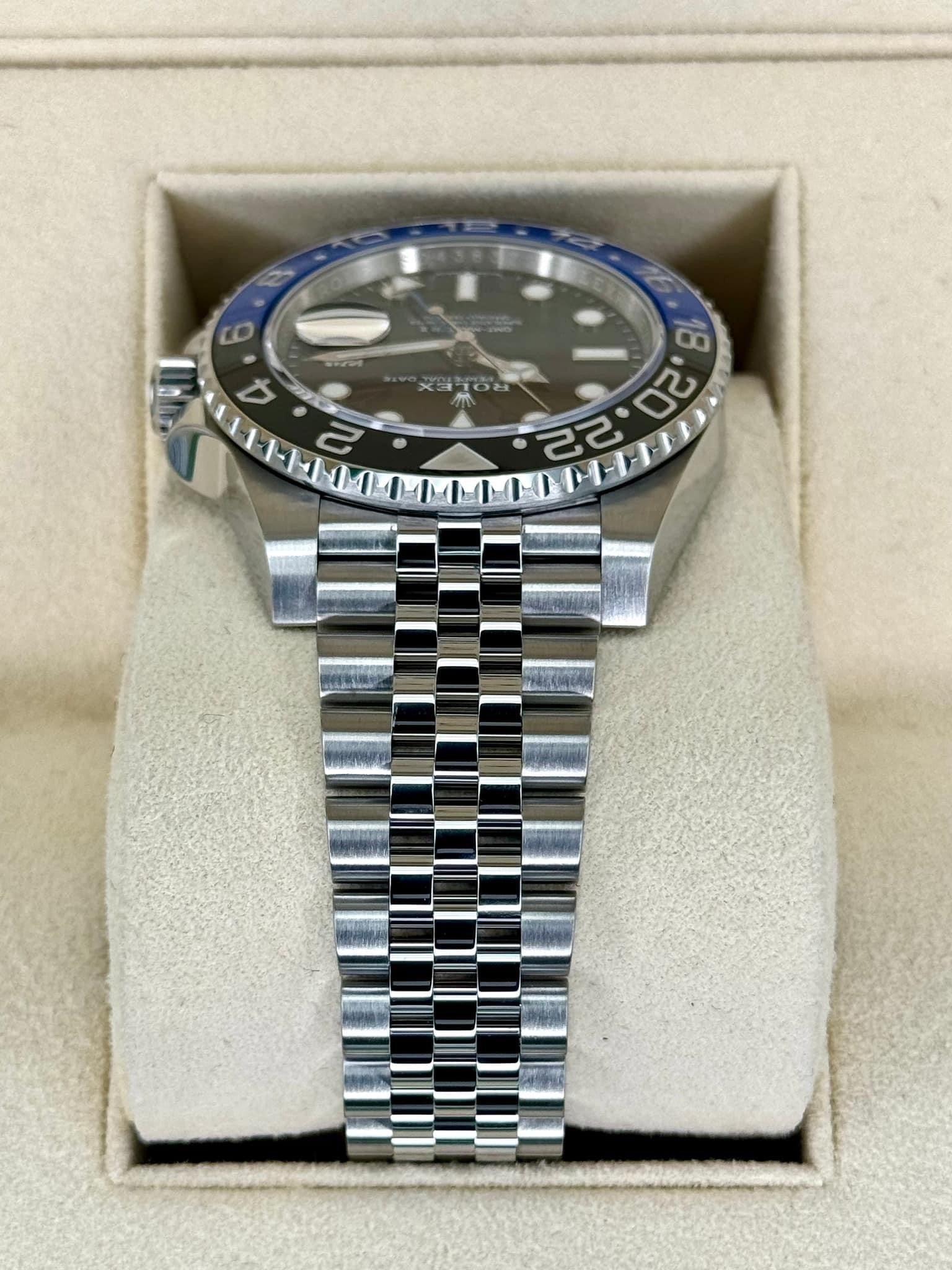 2023 Rolex GMT-Master II “Batgirl” 40mm 126710BLNR Jubilee Black Dial (Unworn) - Image 4