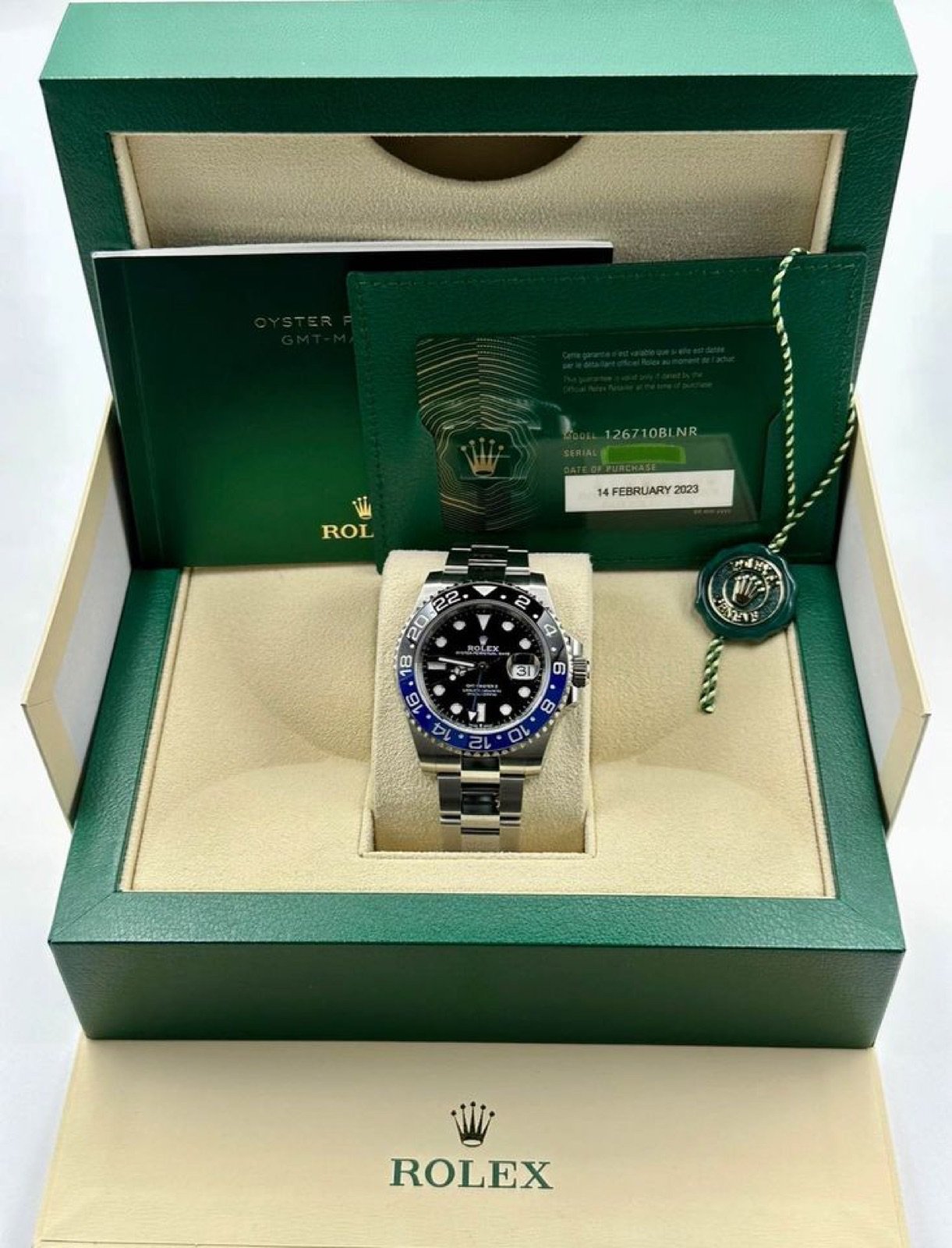 2023 Rolex GMT-Master II “Batman” 40mm 126710BLNR Oyster - Image 9